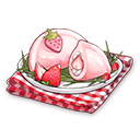 甜蜜草莓特色松饼